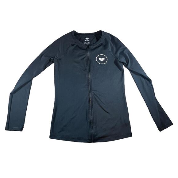Roxy Surf Zip Up Black Jacket - Picture 1 of 6